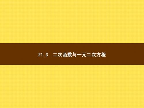 21.3二次函数表达式的确定