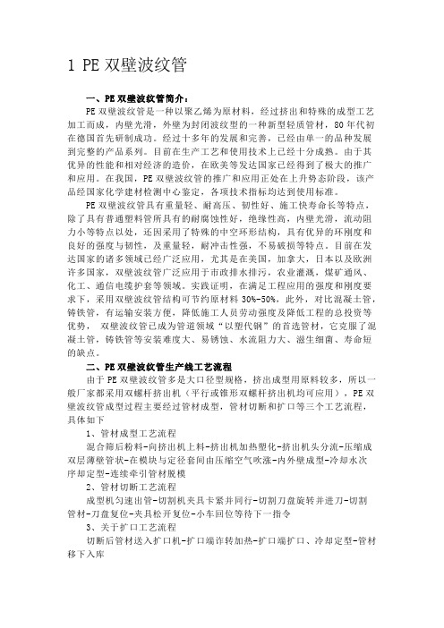 PE双壁波纹管双壁波纹管