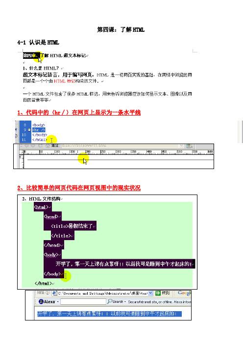 Dreamweaver CS5自学教程-第四课：了解HTML