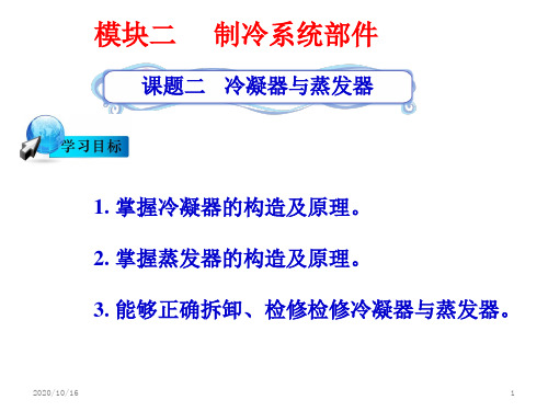 模块二--课题二--冷凝器和蒸发器解析PPT教学课件