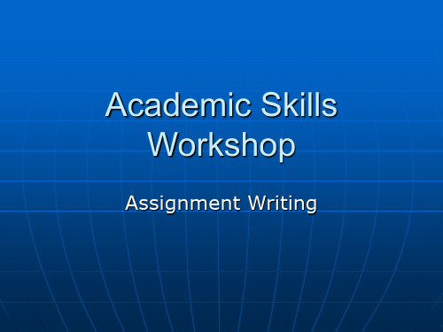 Academic Writing Skill