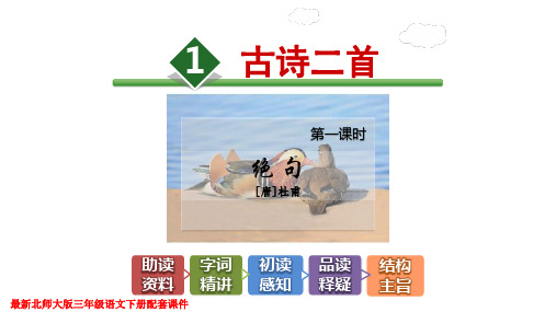 古诗二首绝句村居PPT