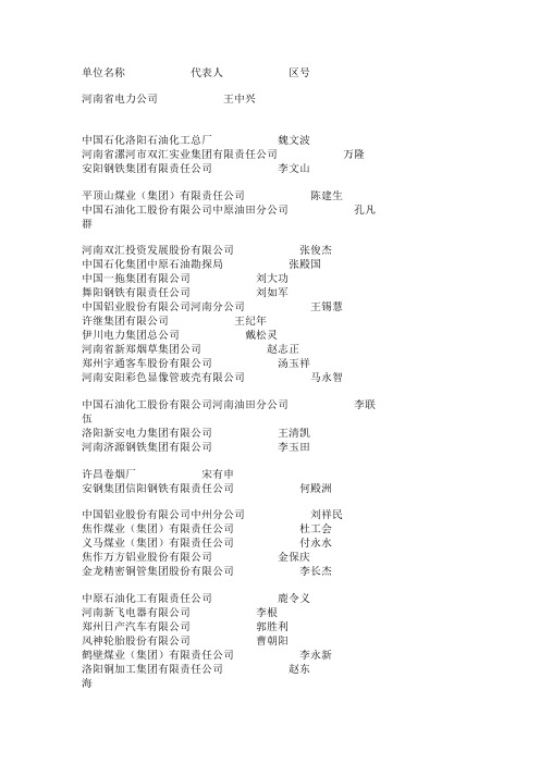 河南省百强企业