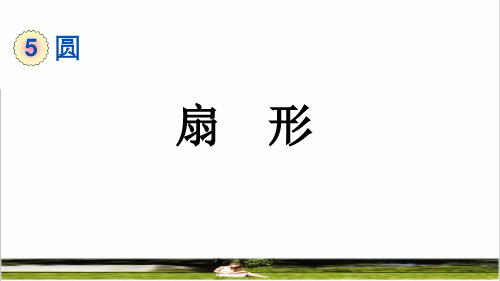 人教版六年级数学上册第五单元《 扇形》课件