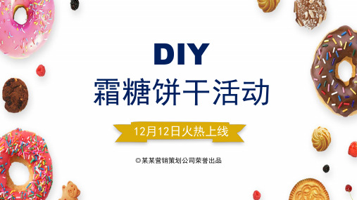 自己动手DIY饼干活动策划方案PPT教学讲座