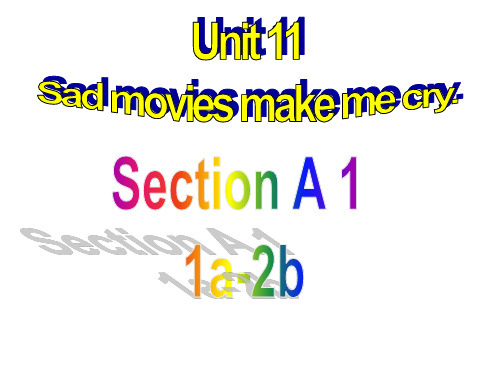 人教新目标九年级全册Unit 11 Section A 1 1a-2b(共12张PPT)