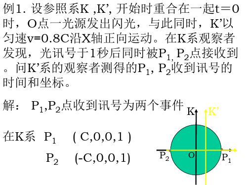 24-伽利略变换例题