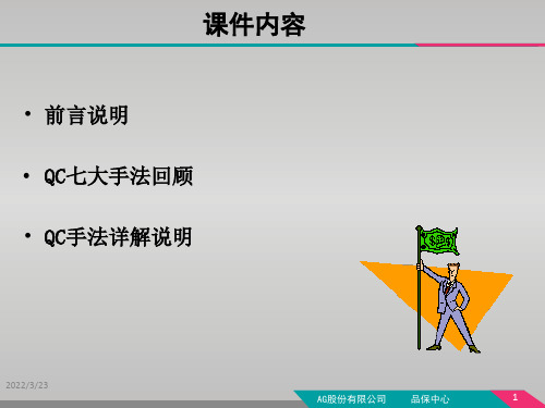 新QC七大手法培训资料