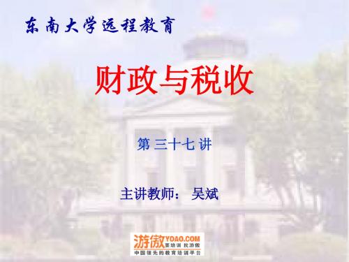 财政与税收4(PPT 46页)