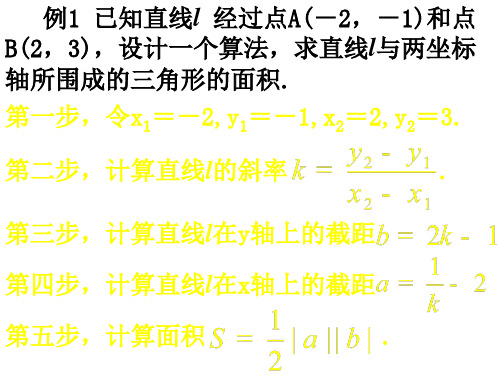 高一数学算法的概念1(PPT)2-2