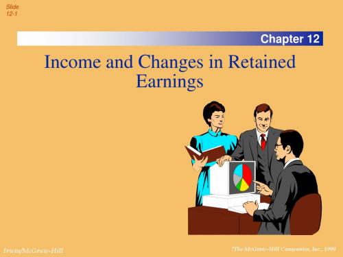 Income and Changes in Retained Earnings英文版会计学