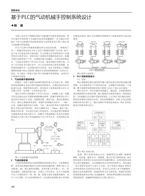 基于PLC的气动机械手控制系统设计