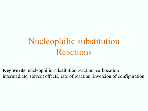 nucleophilicsubstitutionreactions