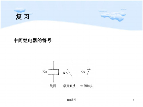 绕线转子异步电动机的控制线路  ppt课件