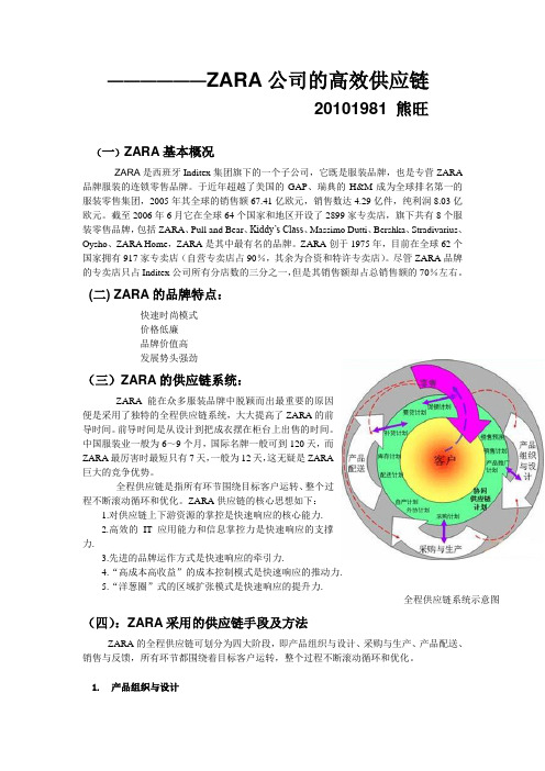 ZARA供应链管理案例分析