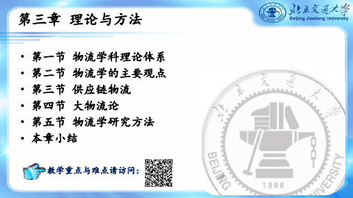第三章 理论与方法 物流学(第二版)课件