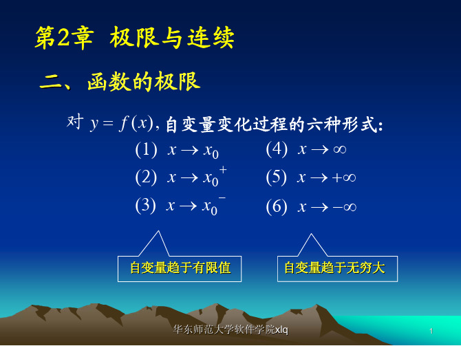 高等数学系列经典学习资料2.2函数的极限1