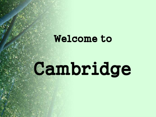 cambridge ppt