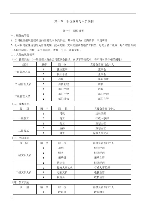 人事行政手册