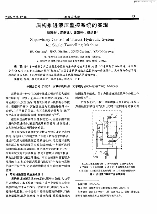 盾构推进液压监控系统的实现