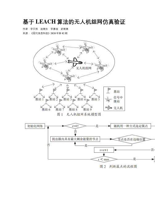 基于LEACH算法的无人机组网仿真验证