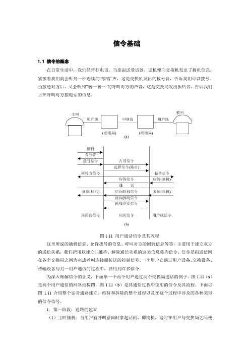 电话交换信令基础