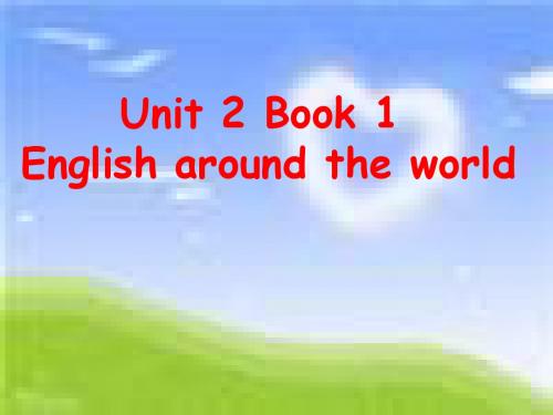 Book 1Unit 2高三第一轮复习