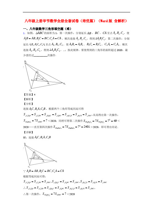 八年级上册毕节数学全册全套试卷(培优篇)(Word版 含解析)