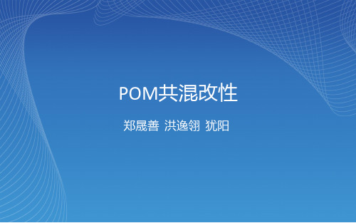 POM改性