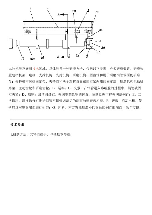 研磨方法的制作技术