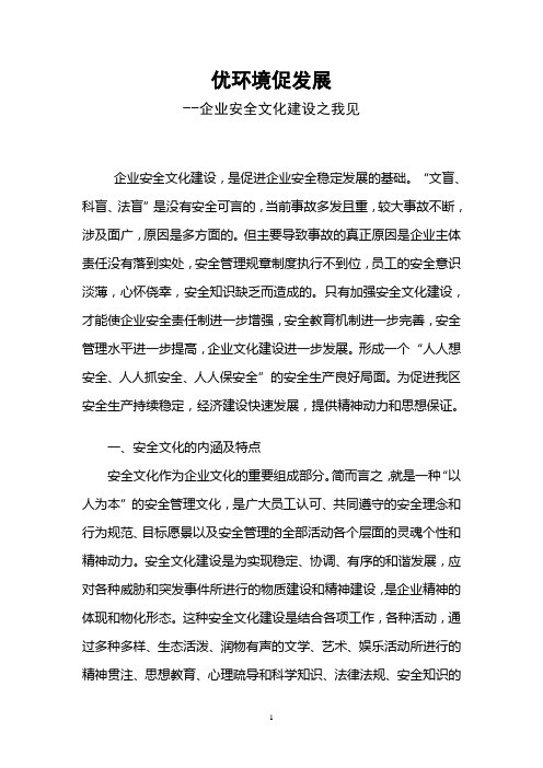 企业安全文化建设之我见[1]1