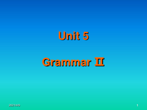 英语：Unit-5.6《Grammar-2》课件(译林牛津版八年级下)