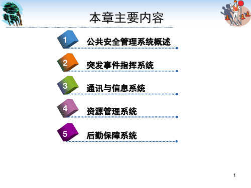 公共安全管理系统方案(1)