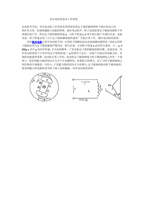 异步电机的基本工作原理