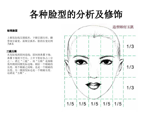 各种脸型的分析及修饰概诉