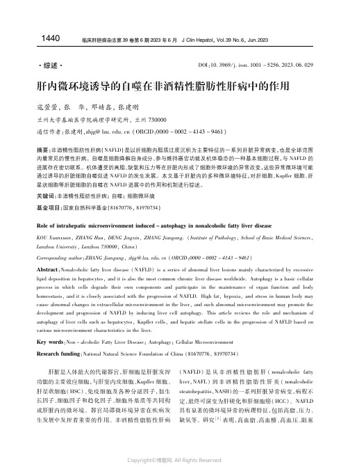 219441199_肝内微环境诱导的自噬在非酒精性脂肪性肝病中的作用