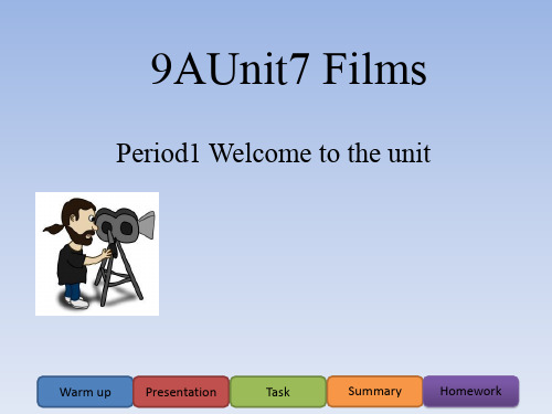 牛津译林英语 九年级上册Unit7Welcome to the unit(共18张PPT)