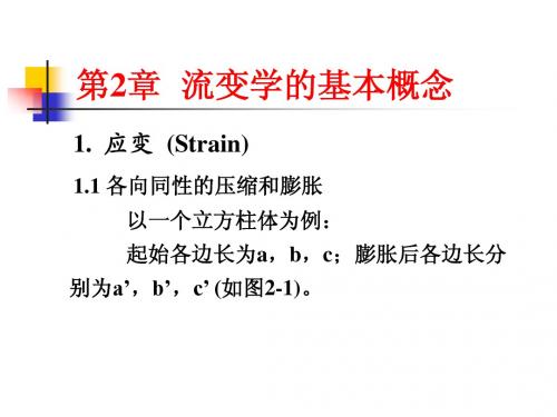 第2章  流变学的基本概念