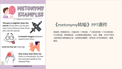 《metonymy转喻》课件