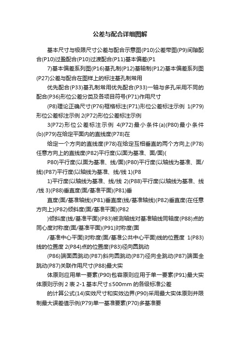 公差与配合详细图解