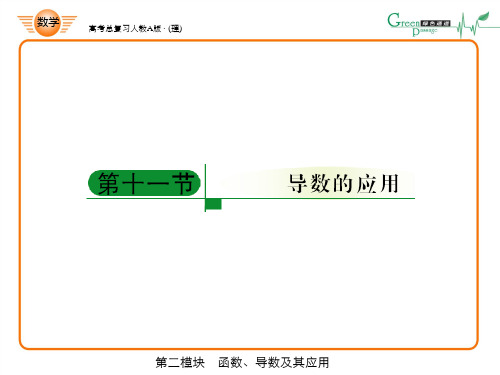 高三数学总复习导数的应用ppt