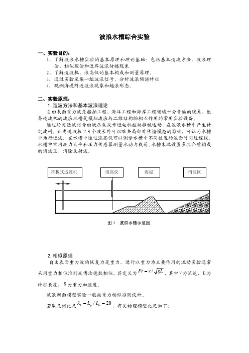 波浪水槽综合实验