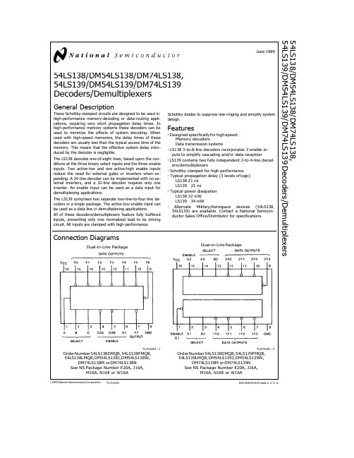 3-8线译码器74LS138