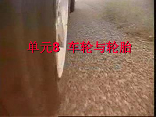 汽车车轮与轮胎课件