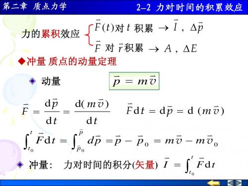 2-2力对时间的积累效应