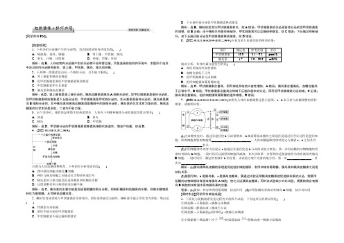 2021高中同步创新课堂生物优化方案人教版必修3习题：第二章第2节知能演练轻巧夺冠 Word版含答案