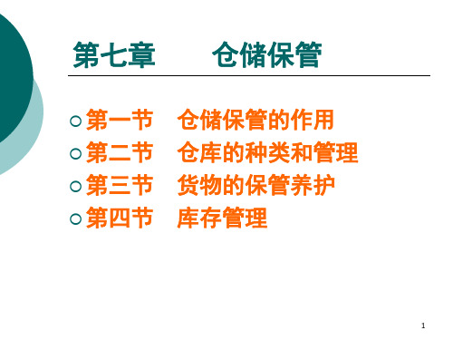 仓储保管培训课件(PPT 87页)