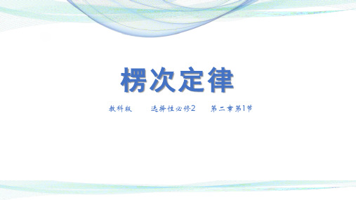 2.1楞次定律 说课课件-2023-2024学年高二下学期物理教科版(2019)选择性必修第二册