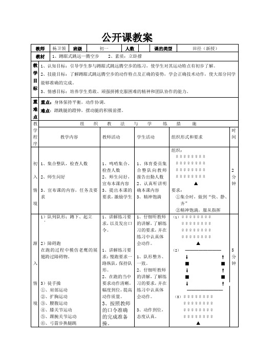 蹲踞式跳远-腾空步