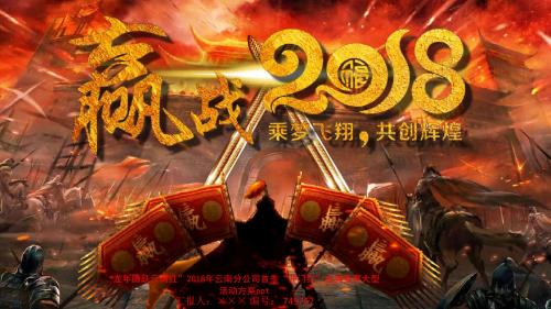 “龙年腾跃云南红”2018年云南分公司首季“开门红”业务竞赛大型活动方案ppt